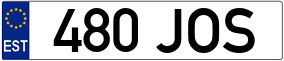 Truck License Plate
